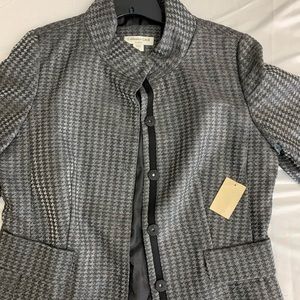 Coldwater Creek shimmer houndstooth jacket…..NWT!!!